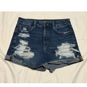 American Eagle Jean Shorts Size 8 mom Short